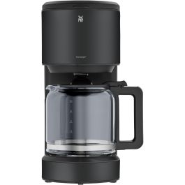 WMF 0412150071 Cafetera de Filtro Stelio, Jarra de Vidrio 1.25L para Café Molido, 10 Tazas, 1000W, Negro