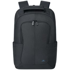 Rivacase 8435 Mochila para portátil 15.6-16" ECO Tegel Negro - Tela Poliéster Resistente al agua y rayones