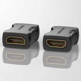 Vention AIRB0 - Adaptador Acoplador HDMI 2.0 Hembra a Hembra 4K@60Hz Bidireccional Negro