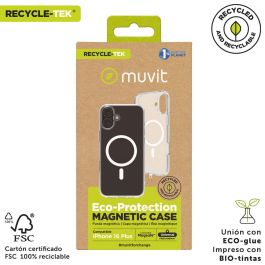 Funda para Móvil Muvit for Change iPhone 16 Plus Magnética