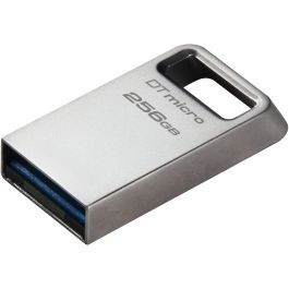 Kingston DTMC3G2/256GB Pendrive DataTraveler Micro 256GB USB 3.2 Gen 1 de 200MB/s Lectura - Diseño Ultrapequeño Metálico