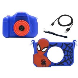 Lexibook Dj078Sp Cámara Infantil Spider-Man para Fotos, Vídeos, MP3, Juegos y Protección Silicona. Ideal Niños +3 Años.