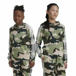 Sudadera con Capucha Unisex Adidas Essentials Multicolor Camuflaje