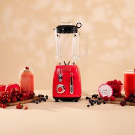 Batidora de Vaso Cecotec Power Black Titanium RetroRed Rojo