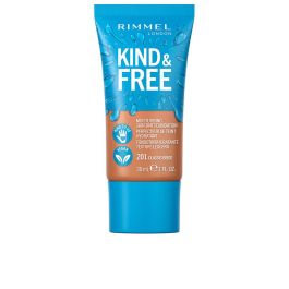 Rimmel London Base de Maquillaje Kind & Free Skin Tint Foundation Tono #201-classic beige 30 ml