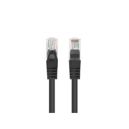 Lanberg PCU6-10CC-0750-BK Cable de Red Ethernet Cat6 U/UTP (UTP) de 7.5 metros con Conectores RJ-45 Macho - Color Negro para Conexión de Datos Gigabit