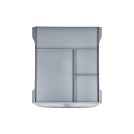 Q-connect Fichero Cajones Sobremesa Organizador Superior 6 Cajones Gris Opaco Formato A4 Folio