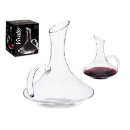 Vivalto Decantador Recto de Vidrio 1,5L Transparente 20 x 24.5 x 20 cm (6 Unidades)