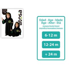 Disfraz Túnica De Estudiante De Magia Verde Para Bebé Unisex 6-12 Meses