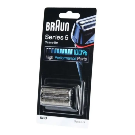 Braun 52B Negro Repuesto compatible con Maquinillas de Afeitar Serie 5 para un afeitado efectivo Precio: 46.88999986. SKU: S7168380