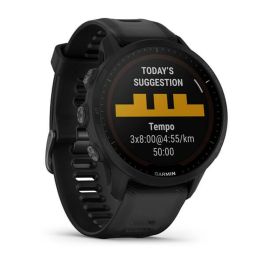 Garmin Forerunner 955 Solar Schwarz Reloj Deportivo GPS Avanzado con Carga Solar Pantalla MIP 3.3 cm 32 GB iOS Android