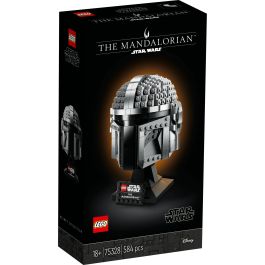 LEGO 75328 Star Wars The Mandalorian Helmet Kit de Modelo Coleccionable para Construir, Decorar y Regalar para Adultos