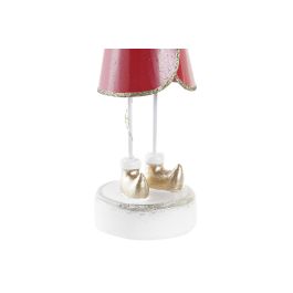 DKD Home Decor Figura Decoración Navidad Ángel LED Fantasía Surtida Metal Rojo Rosa Dorado 7x36x17 cm (6 Unidades)