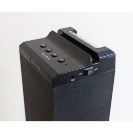 Inovalley HP58BTH Torre de Sonido Bluetooth 60W, Bluetooth V4.1, Luces, FM, AUX-IN, Mando a Distancia