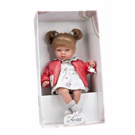 Muñecas Arias Muñeca Elegance 40 cm Aria Coral con Mecanismo de Risa Try Me