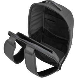 Targus TBB58802GL Mochila para Portátil de 15.6" (39,6 cm), Asa de Transporte y Tirante para Hombro, 21L, Negro/Gris
