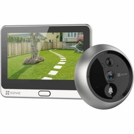 EZVIZ DP2C sistema de intercomunicación video mirilla, Full HD 1080p, monitor 4.3", Wi-Fi, visión nocturna, sensor PIR, almacenamiento 256GB, plata Precio: 138.78999959. SKU: S7816294