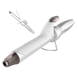 Cecotec Bamba SurfCare Curly Rizador de Pelo Caliente Plata, Blanco con Keratin Protective Precio: 20.78999978. SKU: V1708130