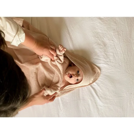 Candide CAN1734050212666 Toalla de Baño XXL para Padres y Bebés - 100x100 cm - Rosa