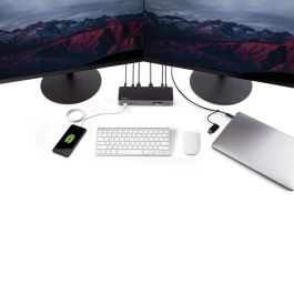 Startechcom Estación de Conexión 10 en 1 con USB-C, HDMI, DisplayPort y Ethernet hasta 4K