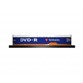 Verbatim Dvd-R, 4.7 grb, 16X, 10 Pack Spindle, Superficie Matt Silver Verbatim Dvd-R, 4.7 grb, 16X, 10 Pack Spindle, Superficie Matt Silver