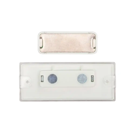 Q-connect Identificador KF14139 con Clip Magnético, Apertura Superior, 75x28 mm