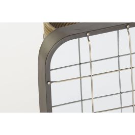 Espejo de pared DKD Home Decor Negro Dorado 45,5 x 7,5 x 55 cm Vintage