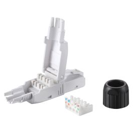 Equip Conector RJ45 Cat.6A UTPMontaje sin Herramientas Kit 5 Uds Color Blanco