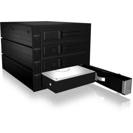 ICY BOX Backplane para 4x HDD para 3x 5.25" con cerradura y ventilador