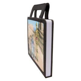 Loungefly Cuaderno R2-D2 & C-3PO El Retorno del Jedi Star Wars 20x12,5cm de cuero vegano con notas adhesivas