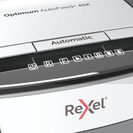 Rexel Destructora Automática Optimum Autofeed 45X Anti Atascos Corte Partículas P-4 Negro