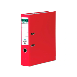 Elba Archivador de Palanca Rado Chic Folio Rojo Lomo 80 mm Cartón Forrado