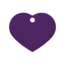 Placa identificativa para collar Imarc Heart Lila Precio: 6.95000042. SKU: B17LFPNM8A