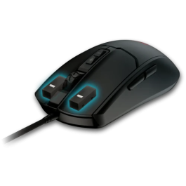 MSI Ratón Forge GM100 Óptico 1000/1600/3200/6400 DPI USB 2.0 Negro 7 Botones S12-0402310-HH9