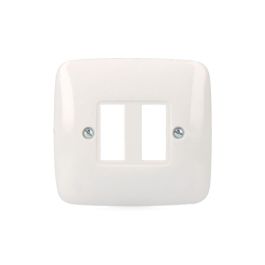 Solera Placa 2 elementos Estrella, empotrar, polipropileno, blanco, 75x80x8 mm, 521