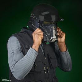 Hasbro Star Wars The Black Series Casco Electrónico Premium de Soldado de la Muerte Imperial con LED Avanzados, Artículo de Cosplay, a partir de 14 Años