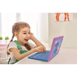 Lexibook LEX3380743115993 Ordenador educativo bilingüe Stitch y Angel – 124 actividades (francés-inglés)