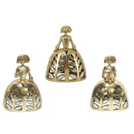 DKD Home Decor Figura de Damas Tradicional Dorado de Resina 13 x 25 x 20.5 cm (3 Unidades) Precio: 54.49999962. SKU: B1FV499KPT