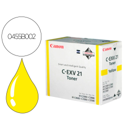 Canon EXV21Y Tóner Amarillo para IRC2380 IRC2880 Precio: 117.49999998. SKU: S8402579