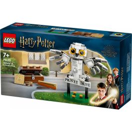 LEGO 76425 Set de Construcción Harry Potter: Lechuza Nival Hedwig Articulada - Número 4 de Privet Drive, Juguete Fantasía