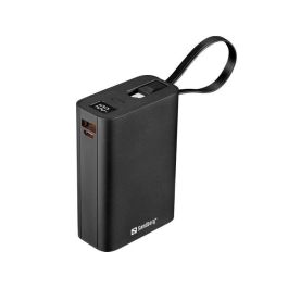 Sandberg Powerbank 20000 PD20W Connect con Cable USB-C Integrado, Carga Rápida USB-A/C 20W para Teléfonos y Tablets