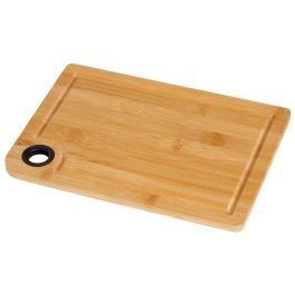 Day Tabla Cortar Madera Bambú con Anillo Silicona Negra 28x20x1 cm