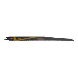 Wolfcraft 2296000 Hojas de Sierra de Sable CV, para Madera Blanda y Plástico, Cortes Rápidos y Finos, 300 mm, Pack de 2