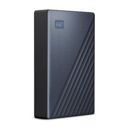 Western Digital My Passport Ultra Disco Duro Externo Portátil 4TB USB-C USB 3.0 con Cifrado AES 256-bit para Windows Azul Negro