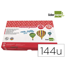 Liderpapel Lápices de Colores School Pack 144 Unidades 12 Colores x 12 Unidades Precio: 24.69000039. SKU: B19F5YSWX4