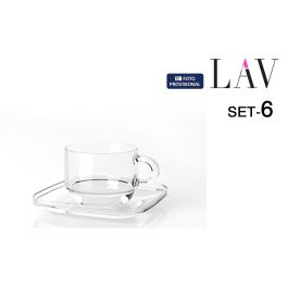Set 6 Tazas 91 cc con Plato Expresso Cozy - LAV (6 Cajas) Precio: 57.49999981. SKU: B1JBTLH52P