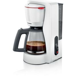 Cafetera de filtro - BOSCH - TKA2M111 MyMoment - Blanca - Capacidad 1,25L - Jarra de cristal - Sistema antigoteo