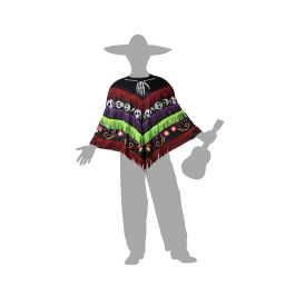 Disfraz Poncho Esqueleto Hombre Adulto Talla Única