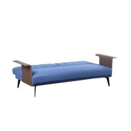 Sofa Cama Urban DKD Home Decor Azul Marron 87 x 81 x 203 cm Sofa Cama Urban DKD Home Decor Azul Marron 87 x 81 x 203 cm
