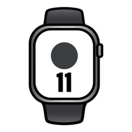 Apple Watch Series S11 GPS + Cellular Titanio Caja Slate Correa Deportiva Negra S/M